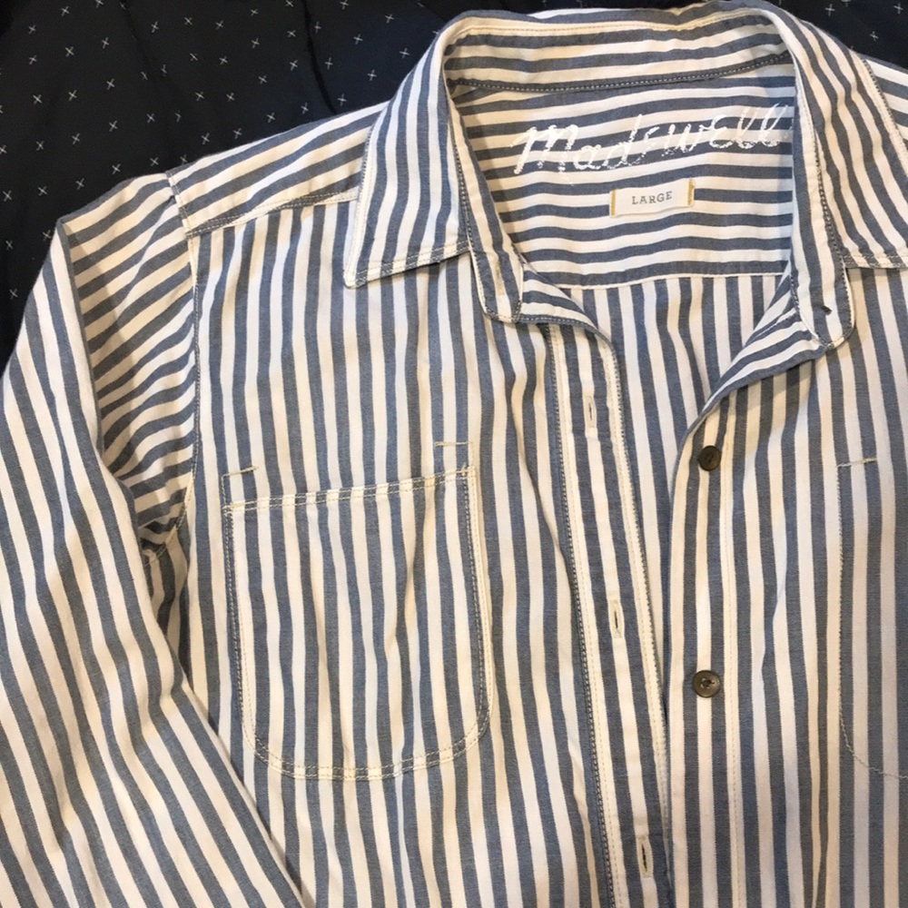 Madewell Striped Long Sleeve Top